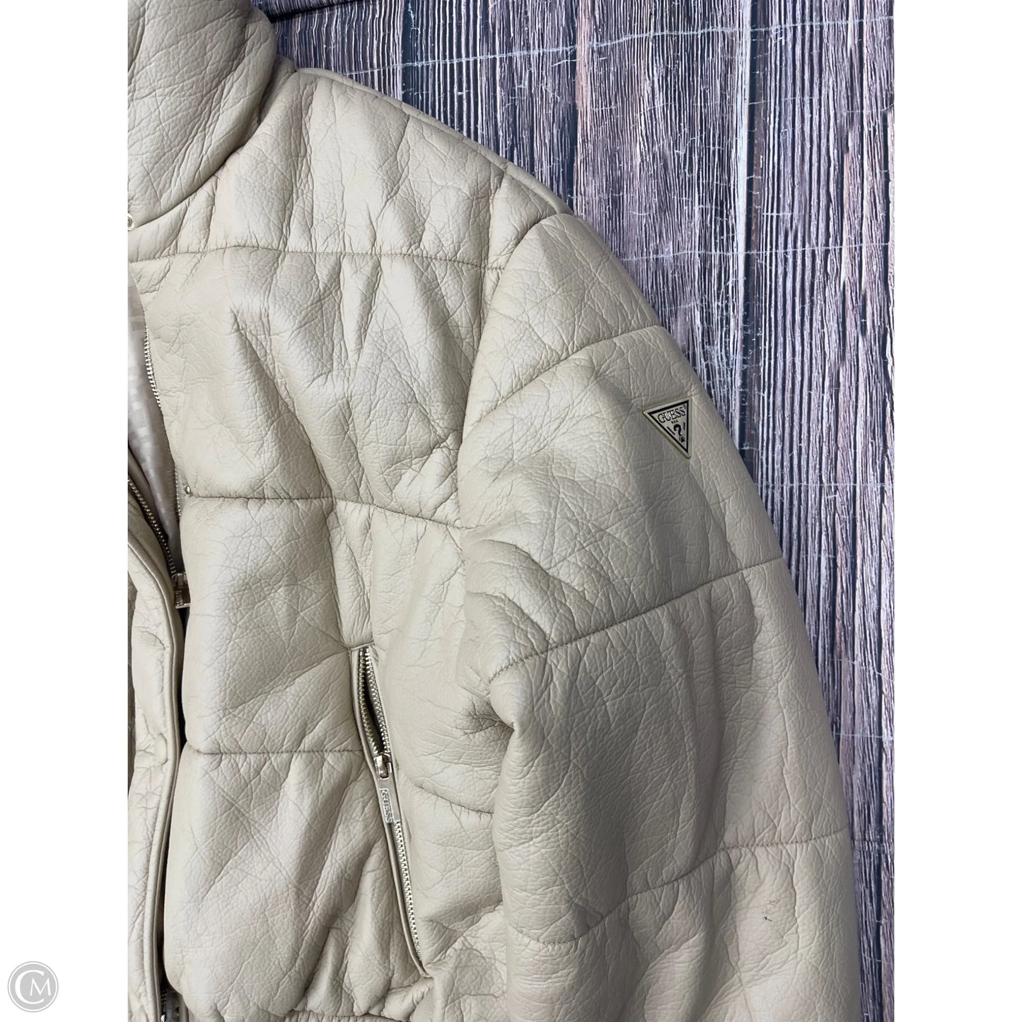Coat Other By Guess In Tan, Size: Xl