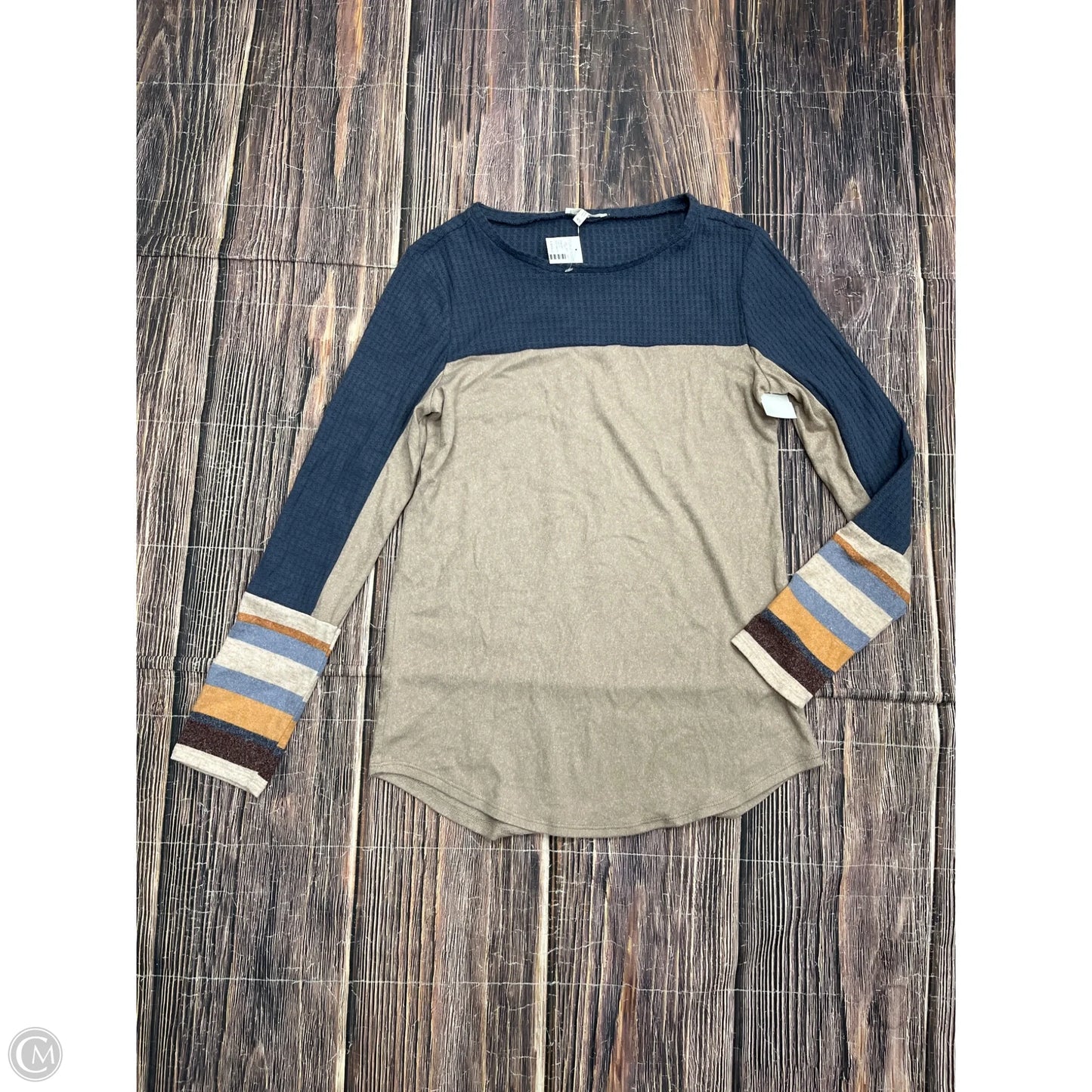 Top Long Sleeve By Maurices In Blue, Size: Xs