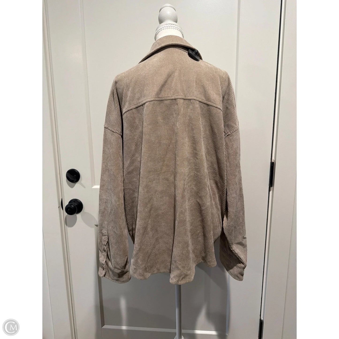 Top Long Sleeve By Wishlist In Grey, Size: M