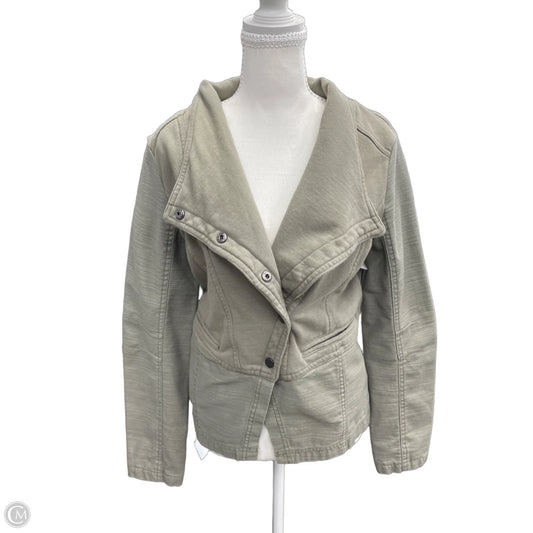 Jacket Utility By Coffee Shop In Green, Size: S