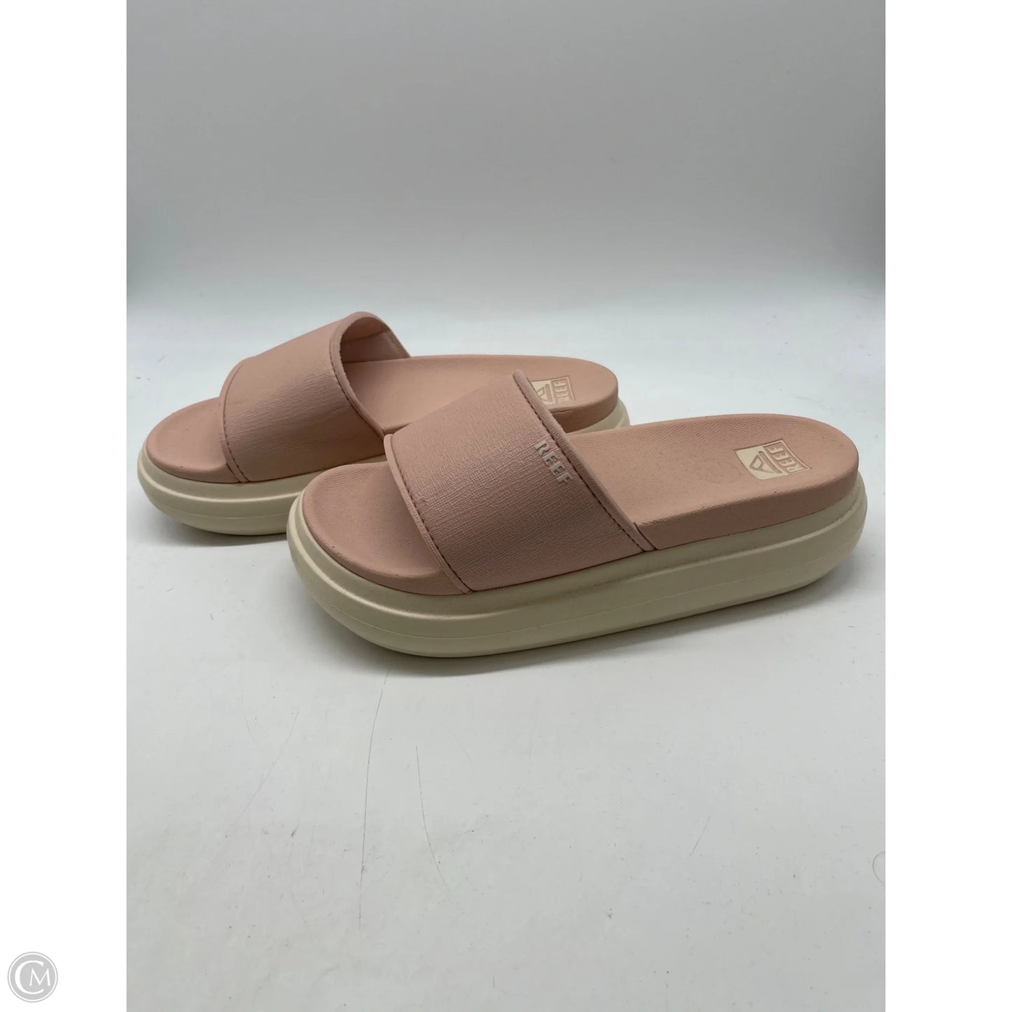 Sandals Heels Platform By Reef In Pink, Size: 8