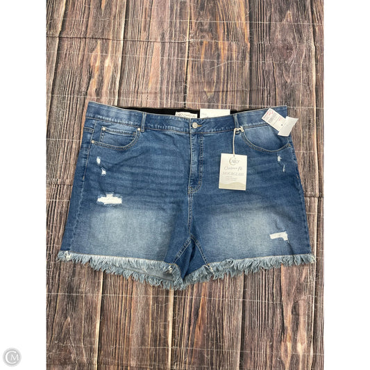 Shorts By Cato In Blue Denim, Size: 26