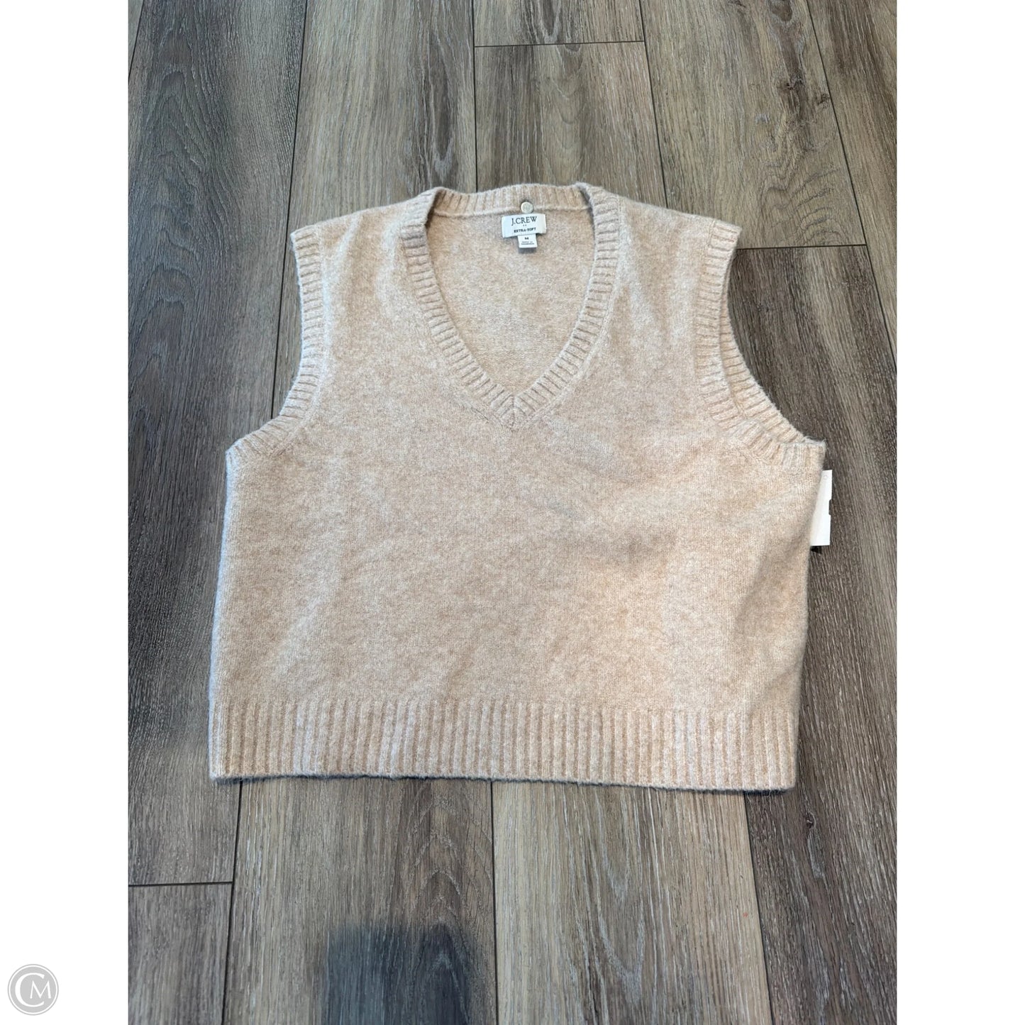 Vest Sweater By J. Crew In Tan, Size: M