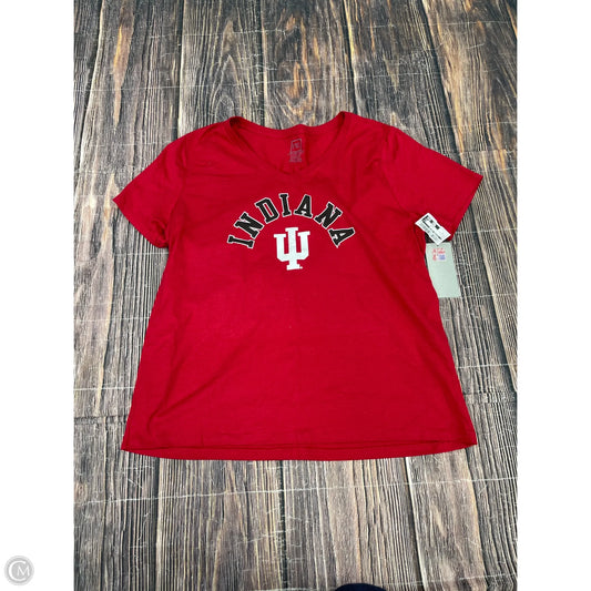 Top Short Sleeve By Clothes Mentor In Red, Size: Xl