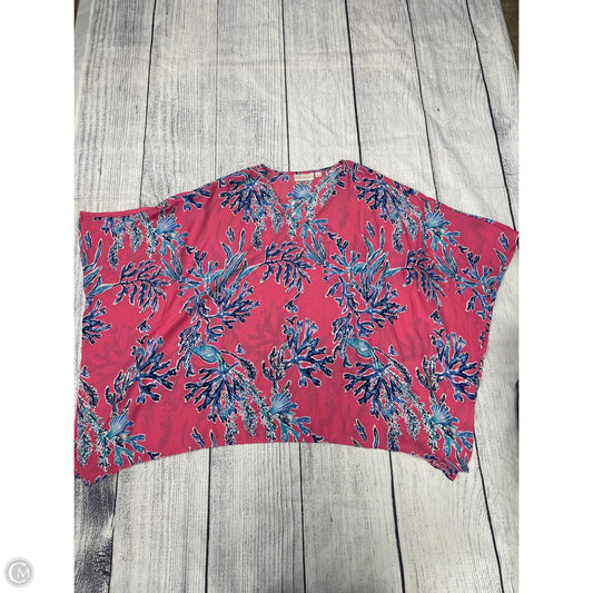 Top Short Sleeve By Belle By Kim Gravel In Pink, Size: M