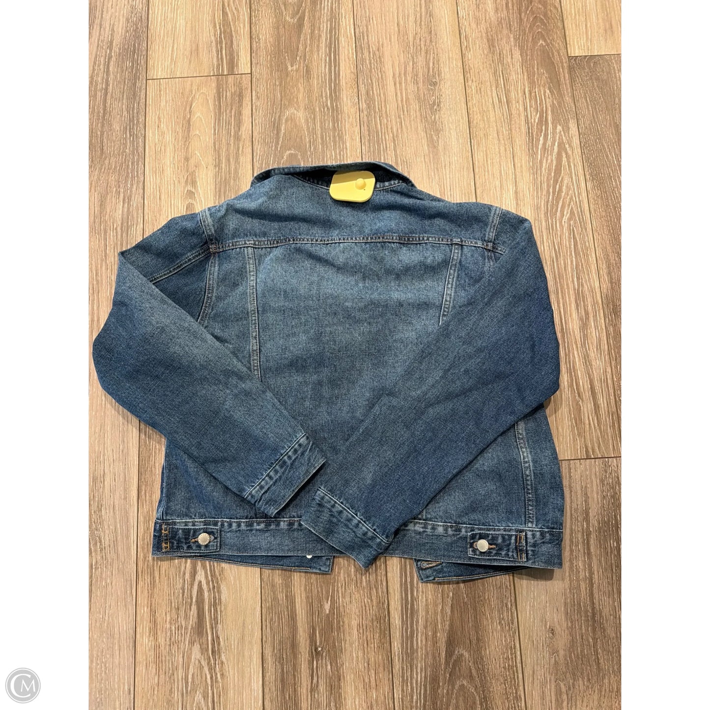 Jacket Denim By Just Usa In Blue Denim, Size: M