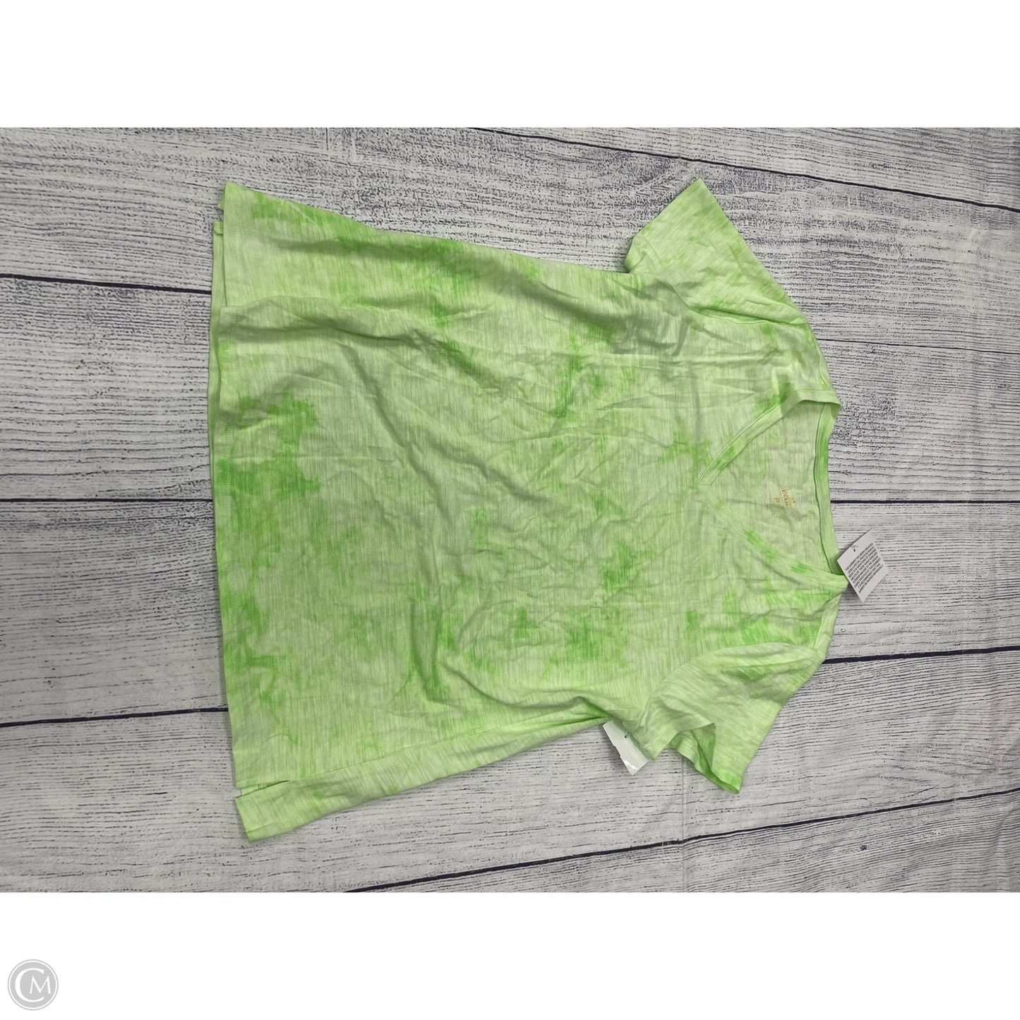 Top Short Sleeve Basic By Belle By Kim Gravel In Green, Size: L