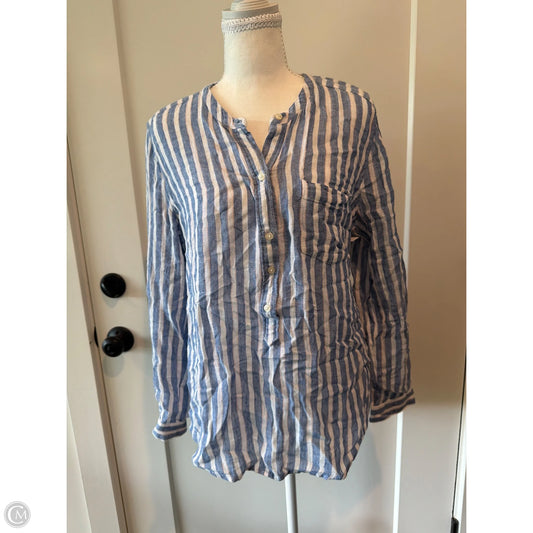 Top Long Sleeve By Lucky Brand In Blue, Size: M