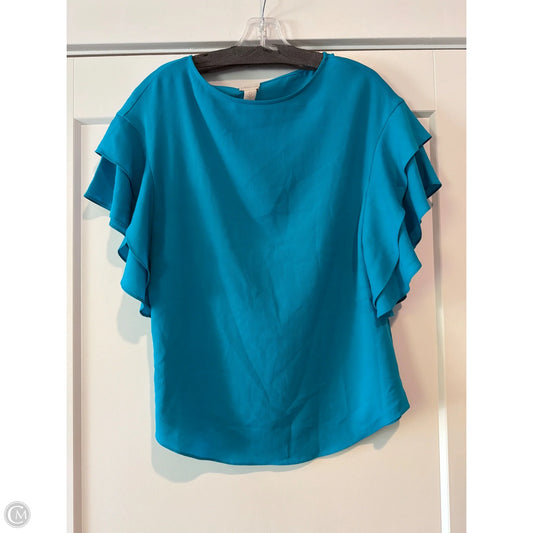 Top Short Sleeve By Chicos In Blue, Size: S