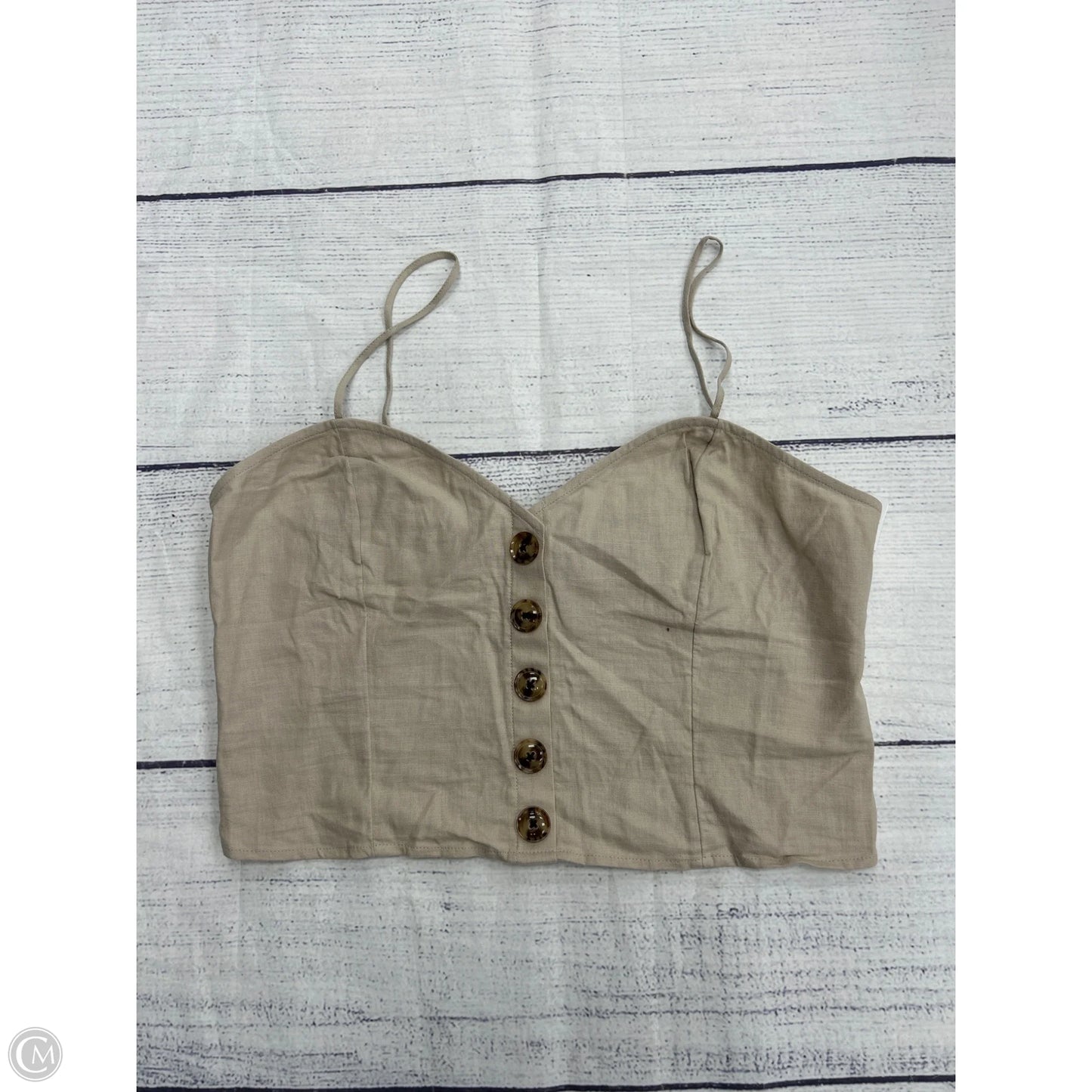 Tank Top By Express In Tan, Size: L