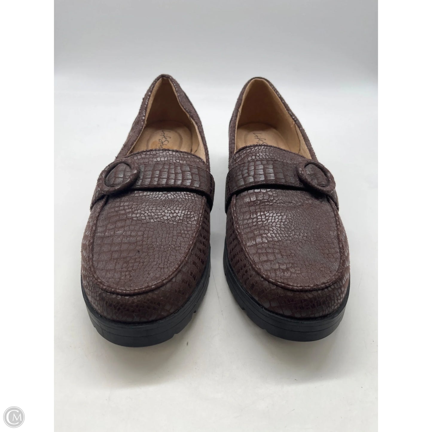 Shoes Flats By Life Stride In Brown, Size: 10