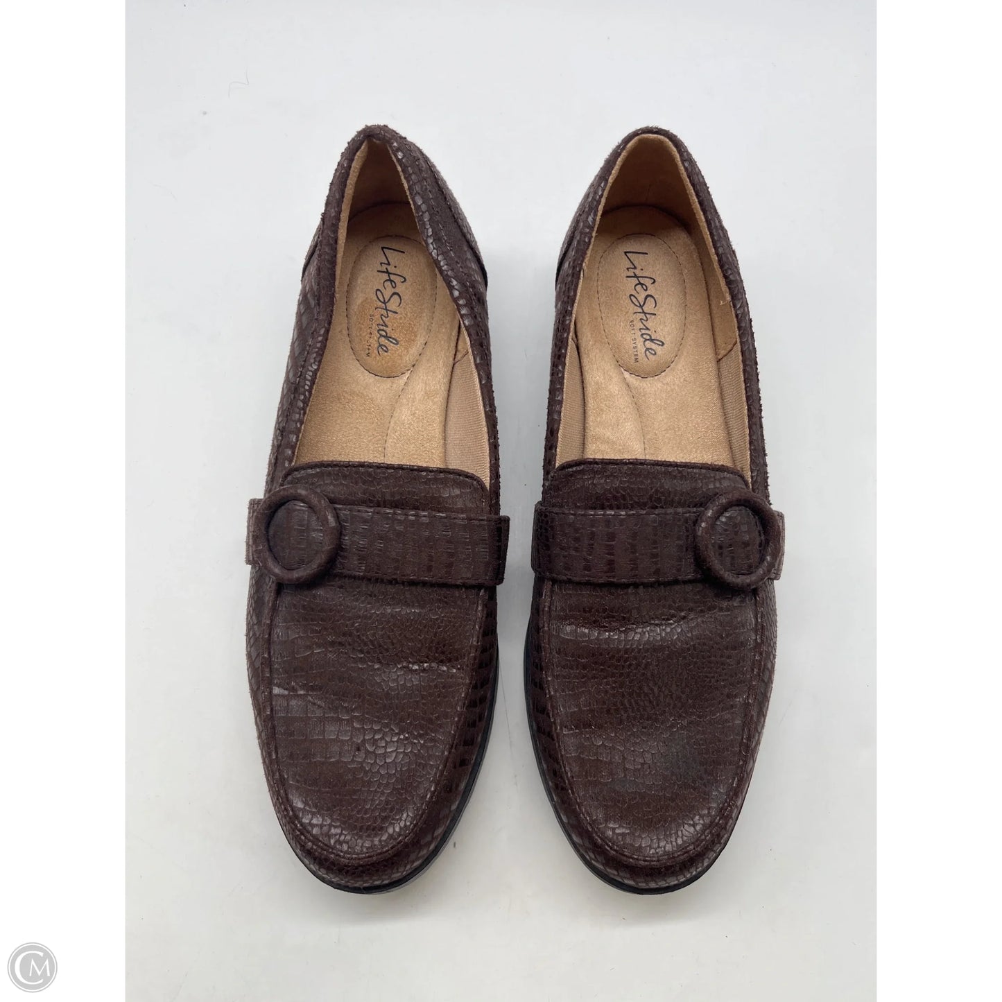 Shoes Flats By Life Stride In Brown, Size: 10