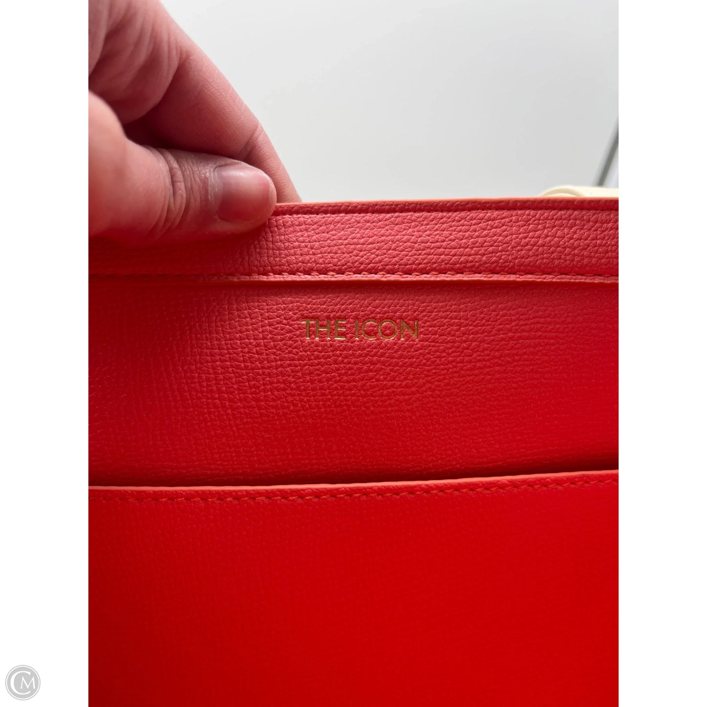 Handbag Leather By Ted Baker, Size: Large