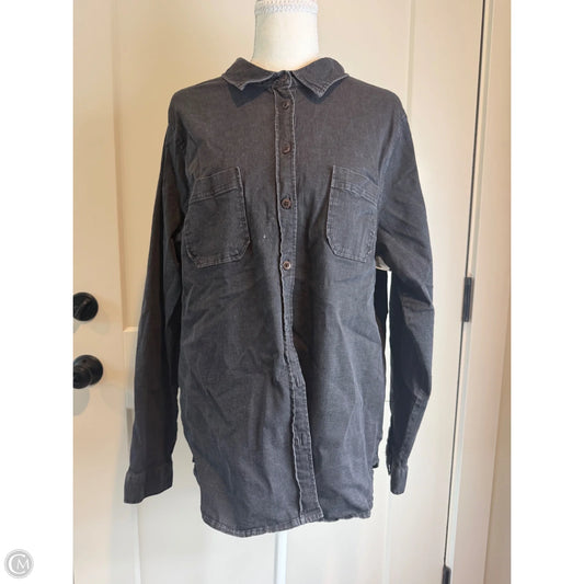 Top Long Sleeve By Clothes Mentor In Black, Size: 16