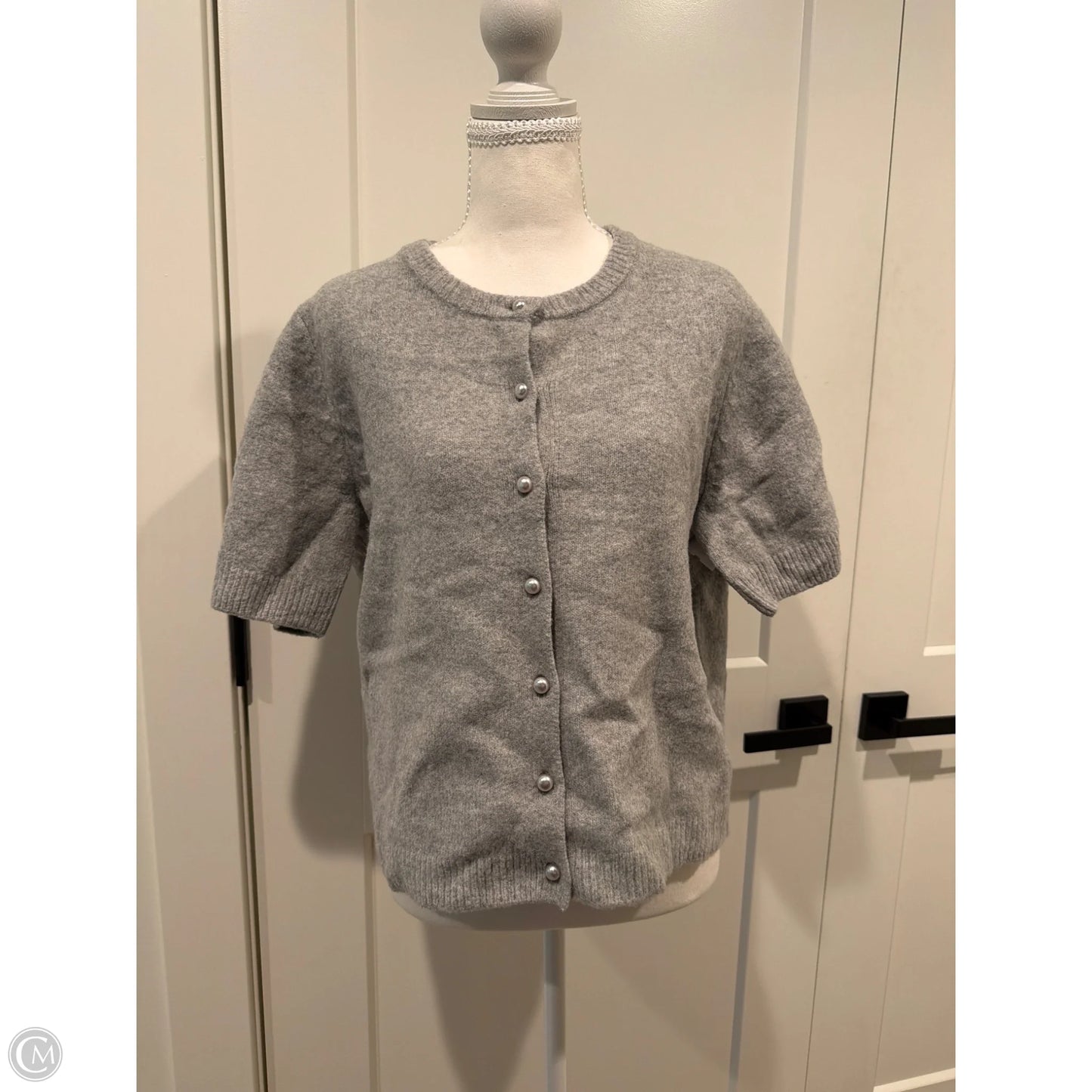 Sweater Short Sleeve By Truth In Grey, Size: Xl