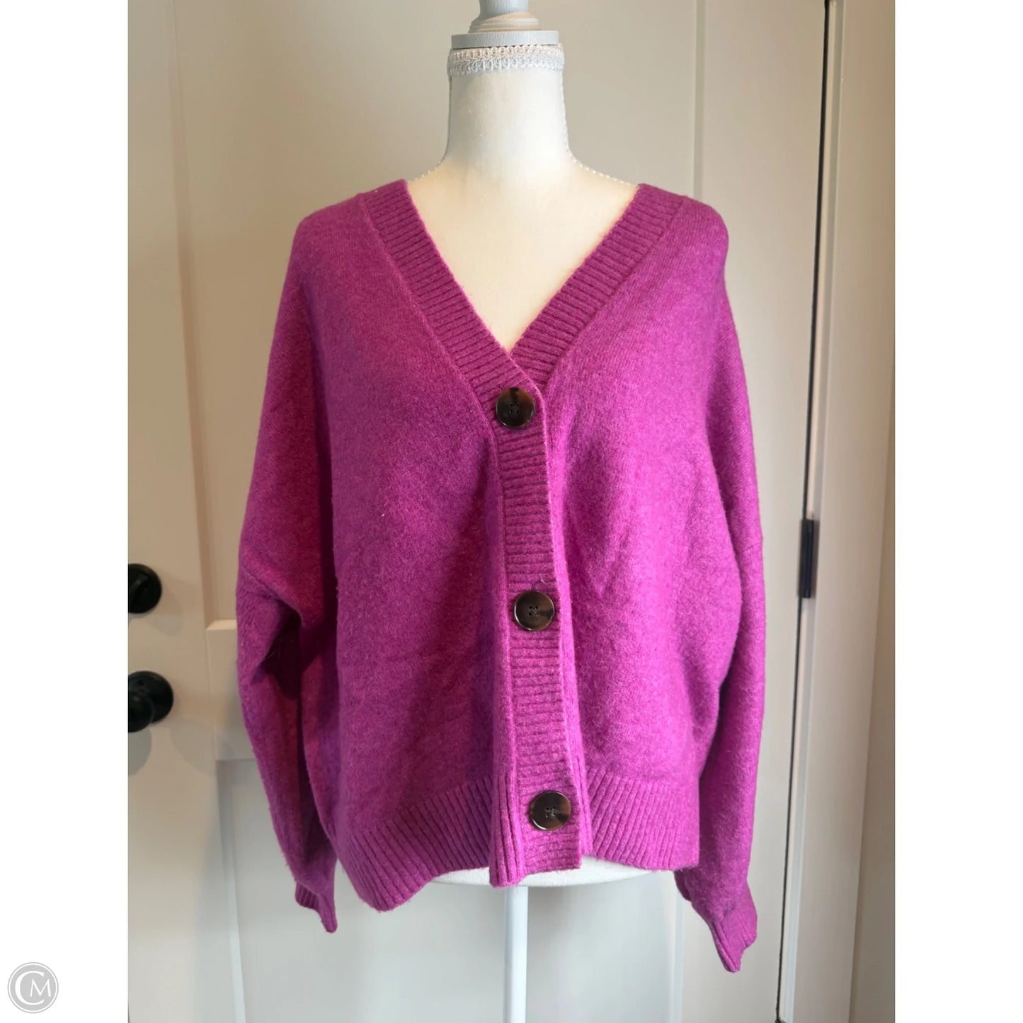 Sweater By Loft In Purple, Size: Xl