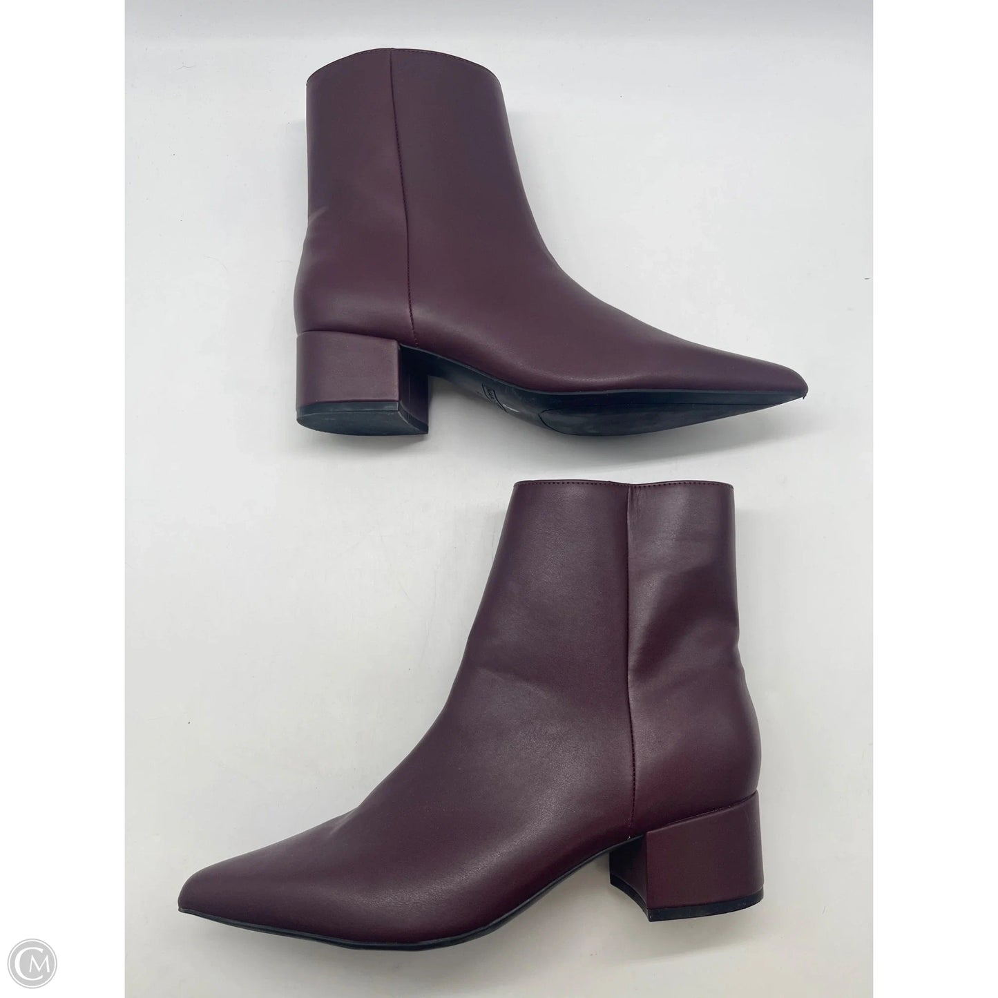 Boots Ankle Heels By Marc Fisher In Red, Size: 9