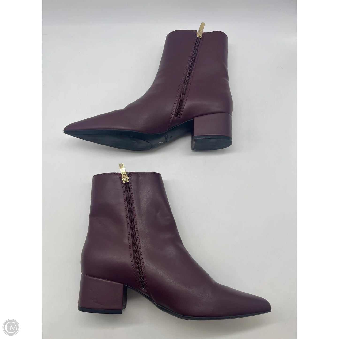 Boots Ankle Heels By Marc Fisher In Red, Size: 9