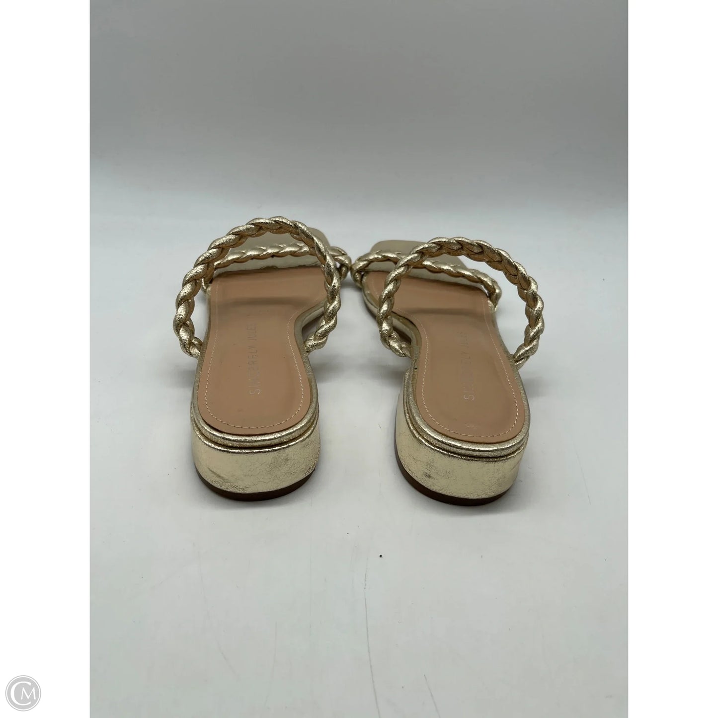 Sandals Flats By Sincerely Jules In Gold, Size: 9