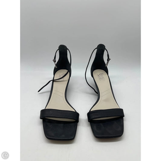 Sandals Heels Wedge By Franco Sarto In Black, Size: 8.5