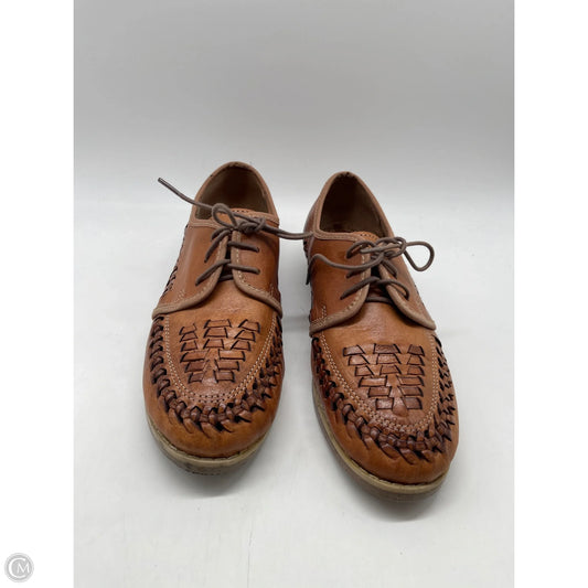 Shoes Flats By Clothes Mentor In Brown, Size: 8.5