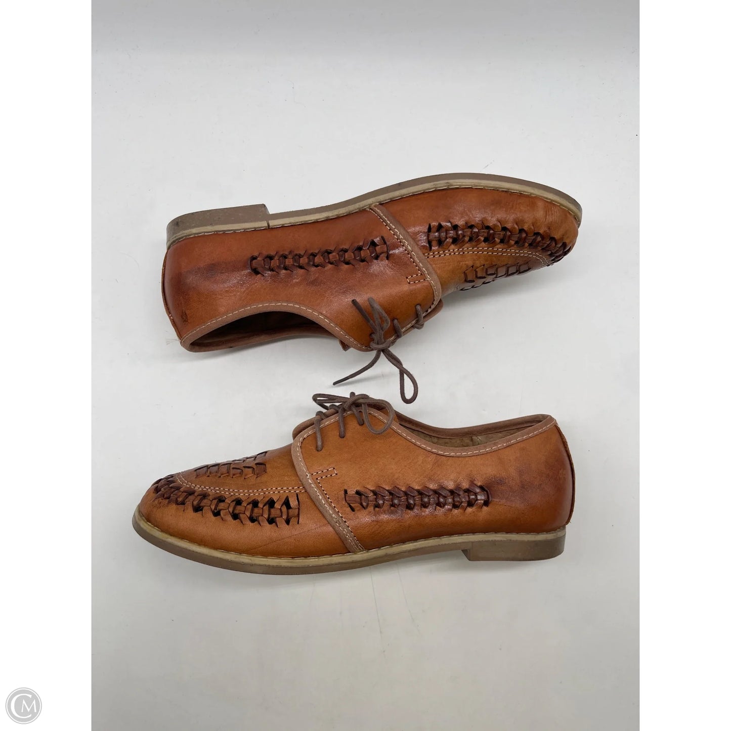 Shoes Flats By Clothes Mentor In Brown, Size: 8.5