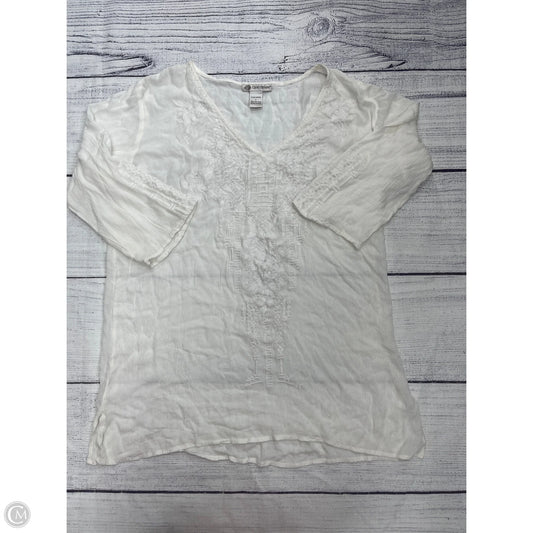 Swimwear Cover-up By Clothes Mentor In White, Size: L