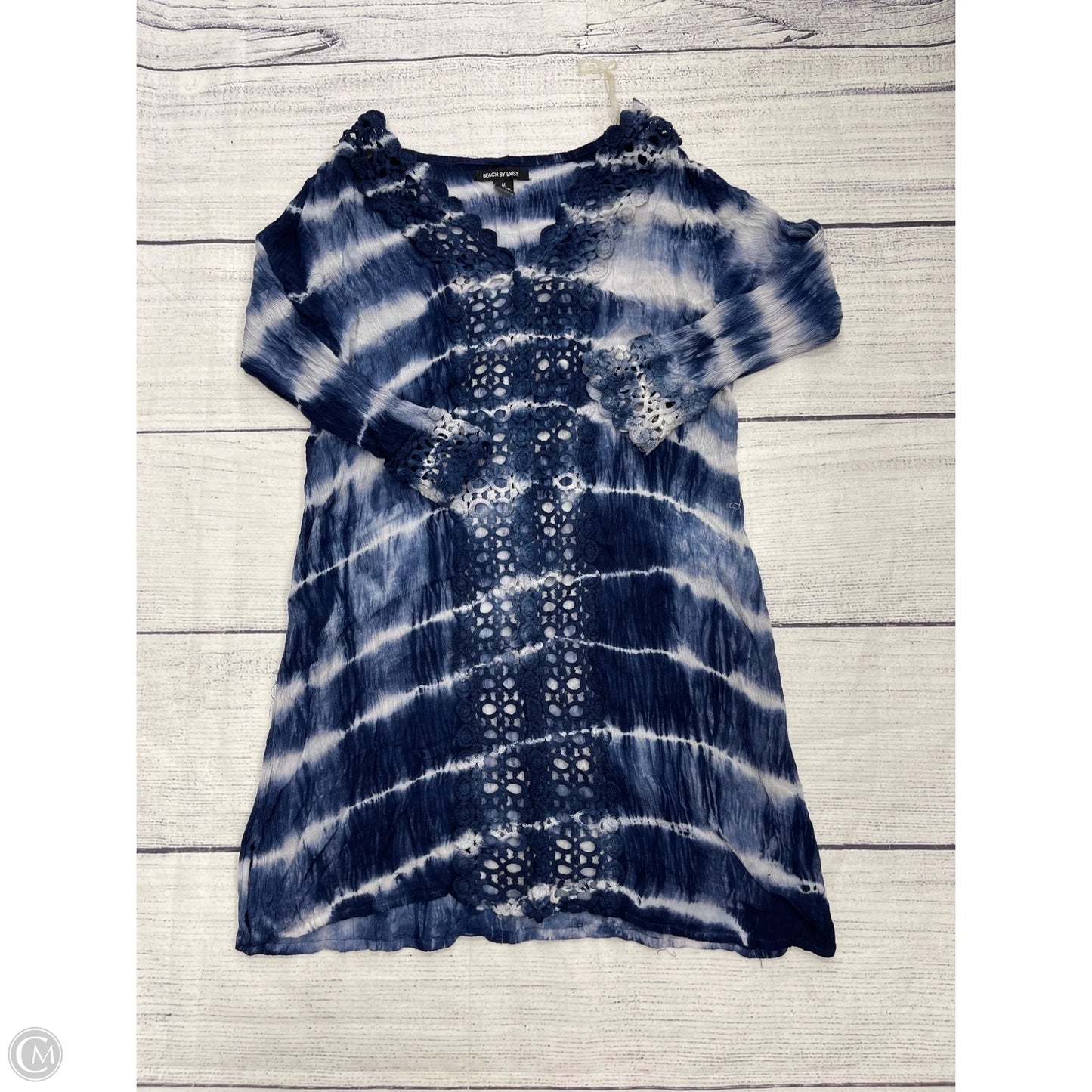 Swimwear Cover-up By Clothes Mentor In Blue, Size: M