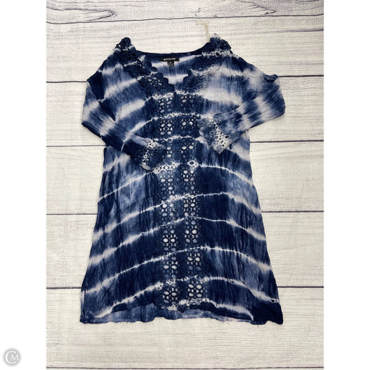 Swimwear Cover-up By Clothes Mentor In Blue, Size: M