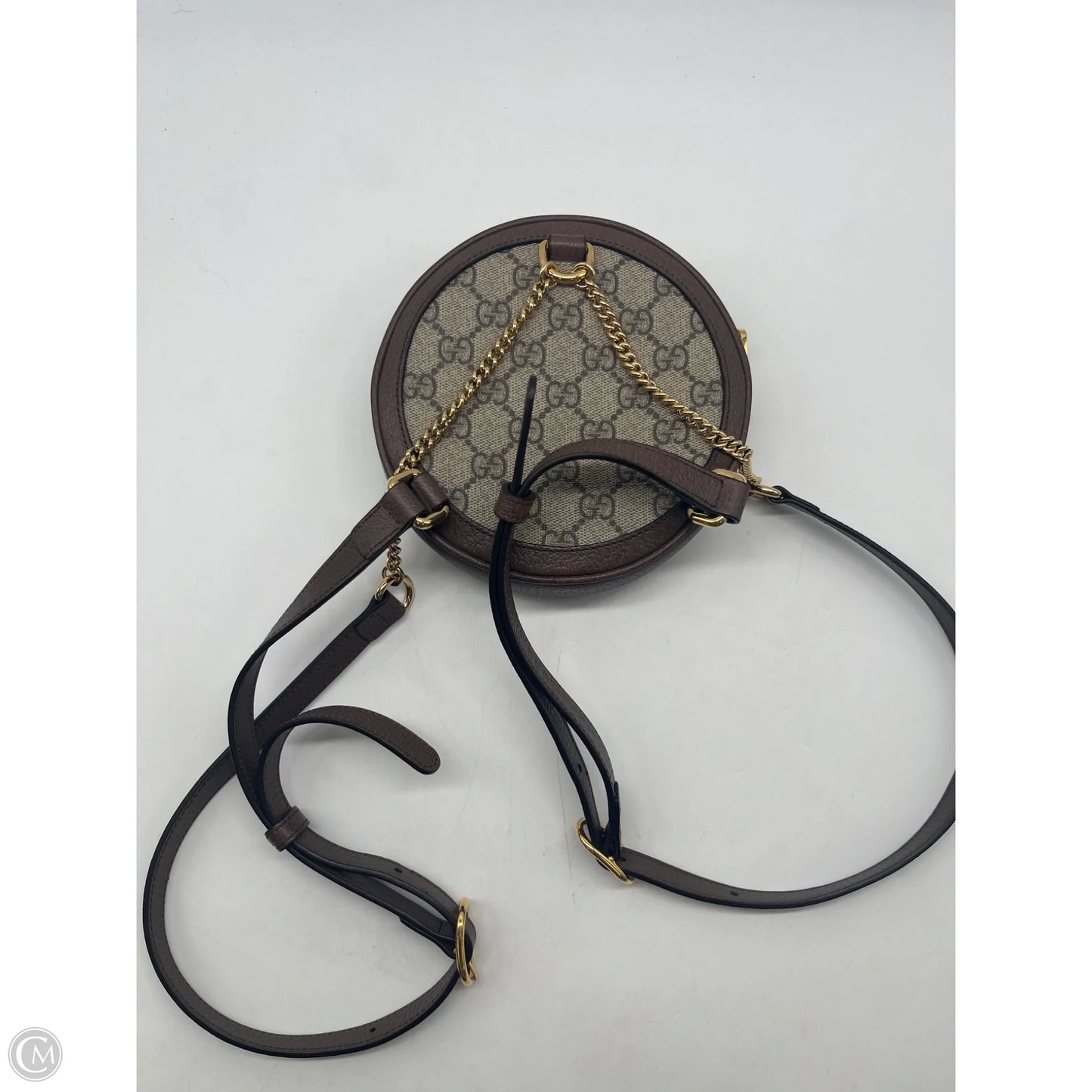 Backpack Luxury Designer By Gucci, Size: Small