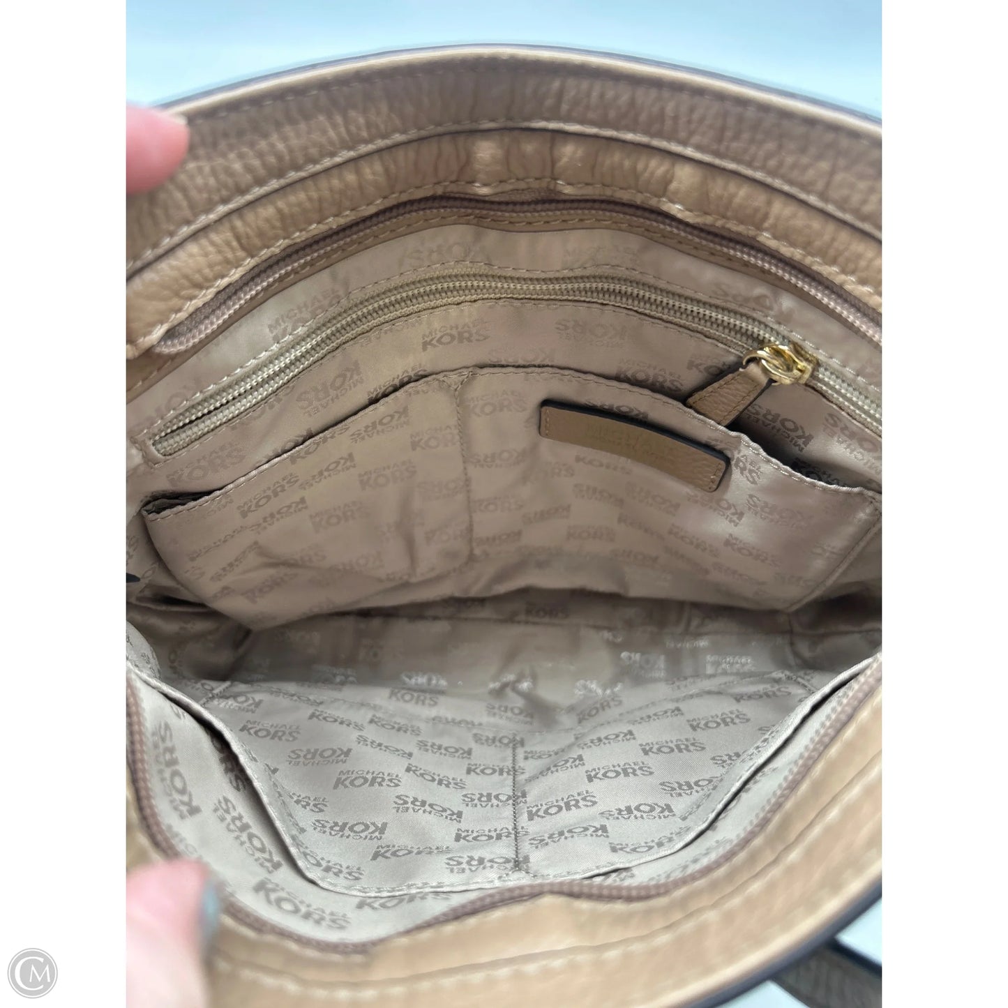 Crossbody Designer By Michael Kors, Size: Medium