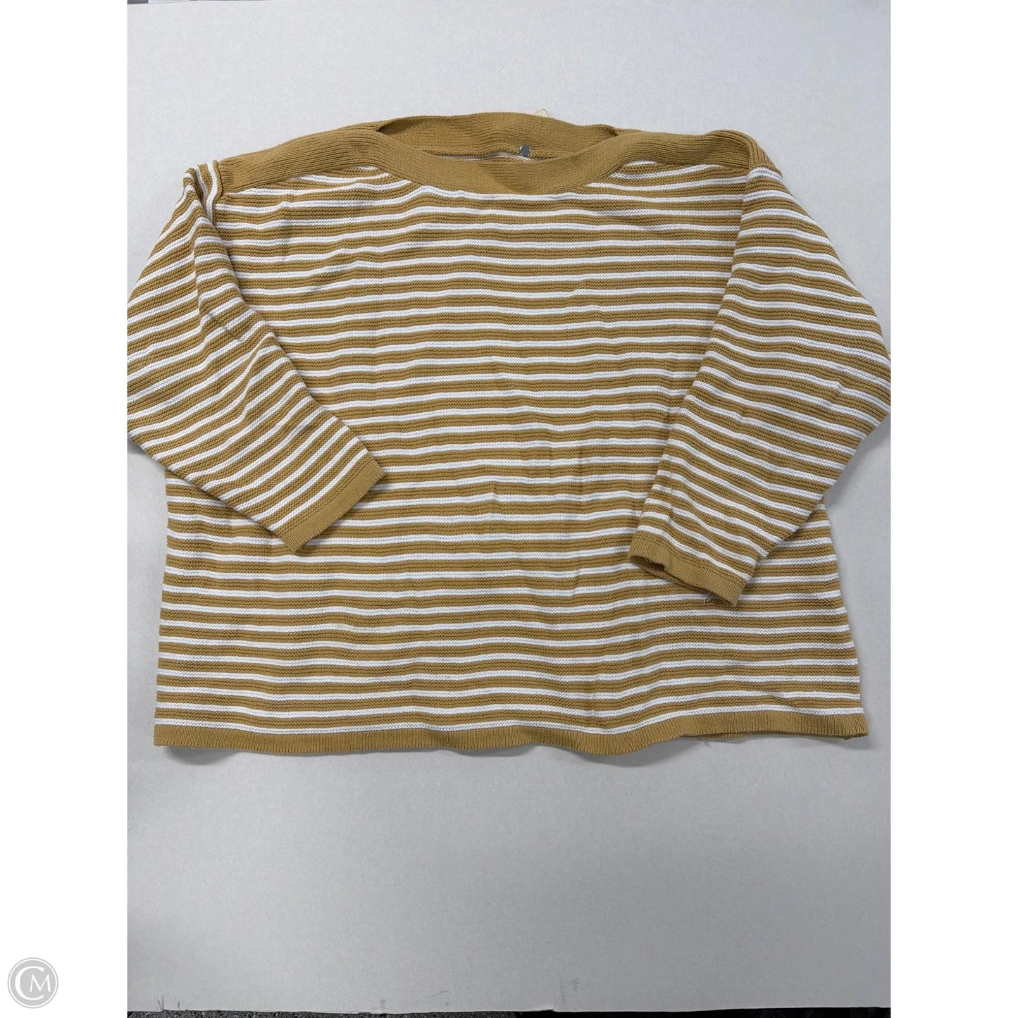 Sweater By Clothes Mentor In Yellow, Size: 3x