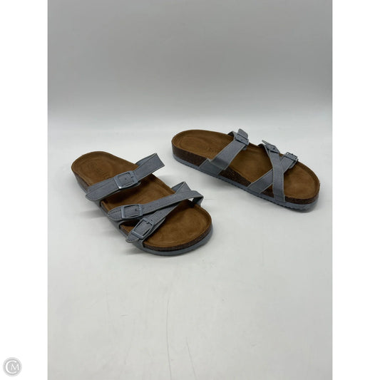 Sandals Flats By Falls Creek In Blue, Size: 6