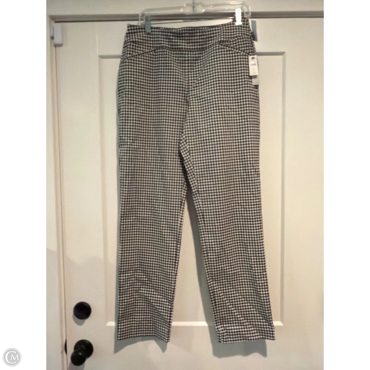 Pants Dress By Talbots In Black & White, Size: 10