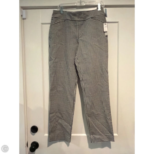 Pants Dress By Talbots In Black & White, Size: 10