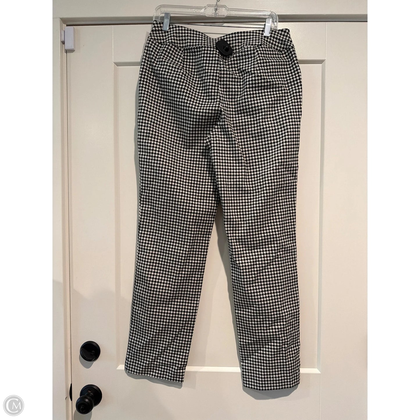 Pants Dress By Talbots In Black & White, Size: 10