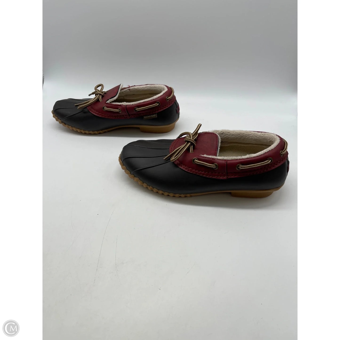 Shoes Flats By Jbu By Jambu In Brown & Red, Size: 7.5