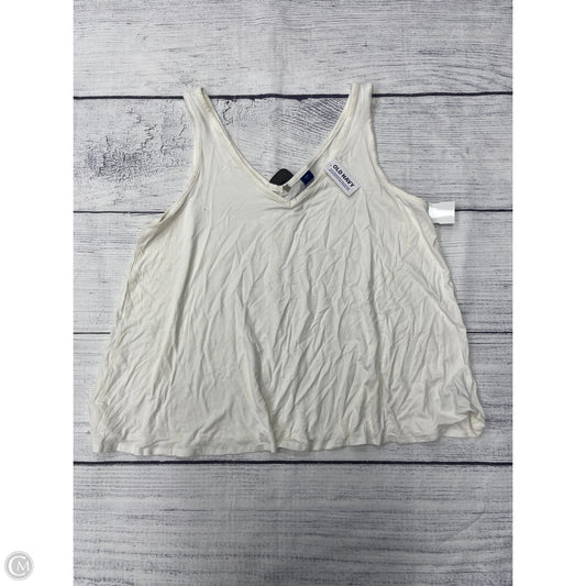 Tank Top By Old Navy In White, Size: L
