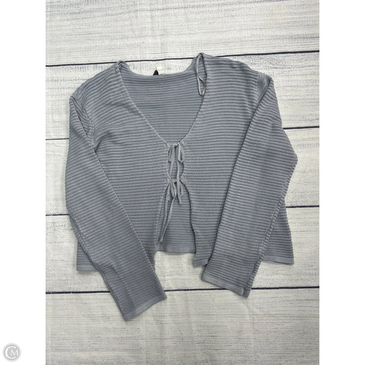 Sweater Cardigan By Wishlist In Blue, Size: L