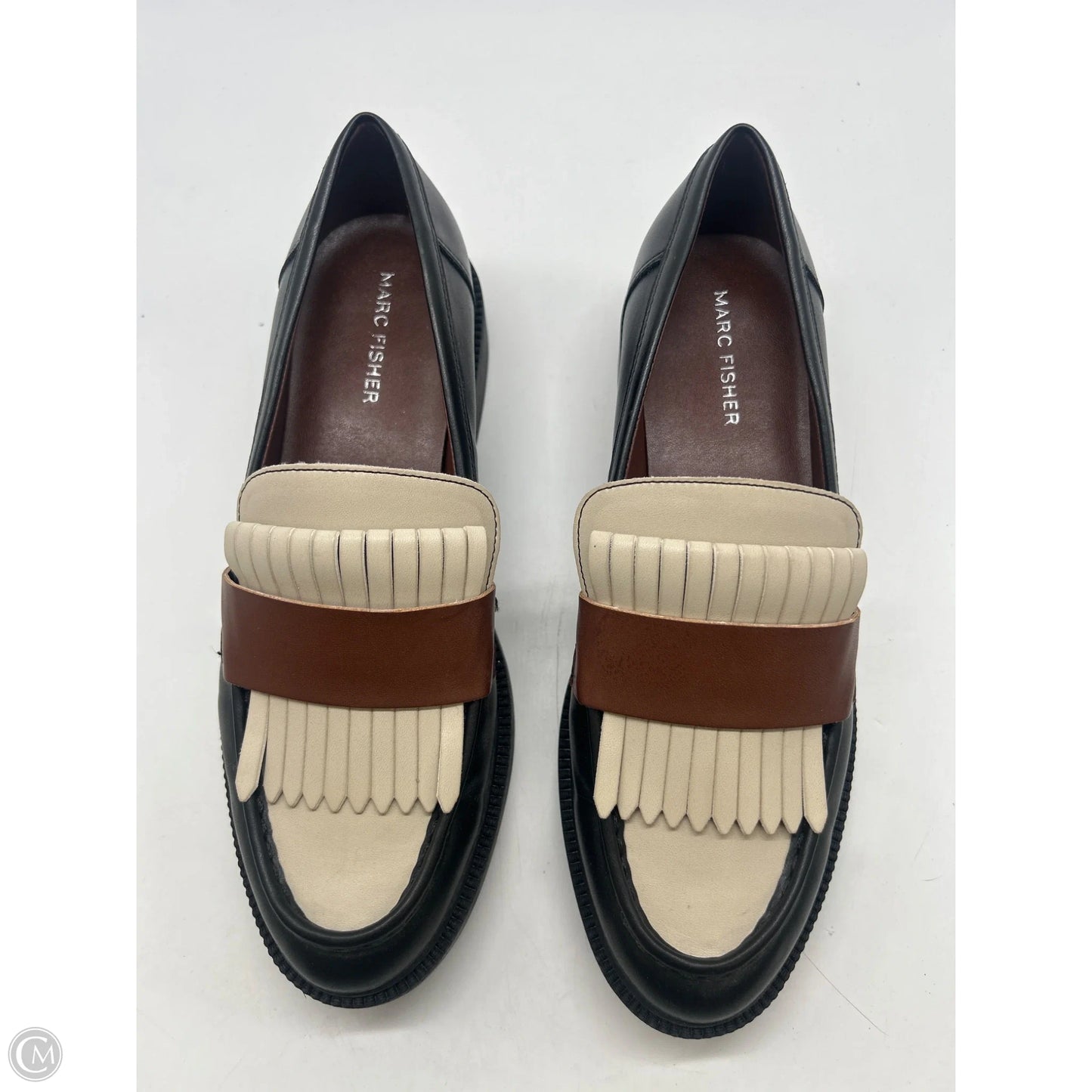 Shoes Flats By Marc Fisher In Black & Brown, Size: 8.5