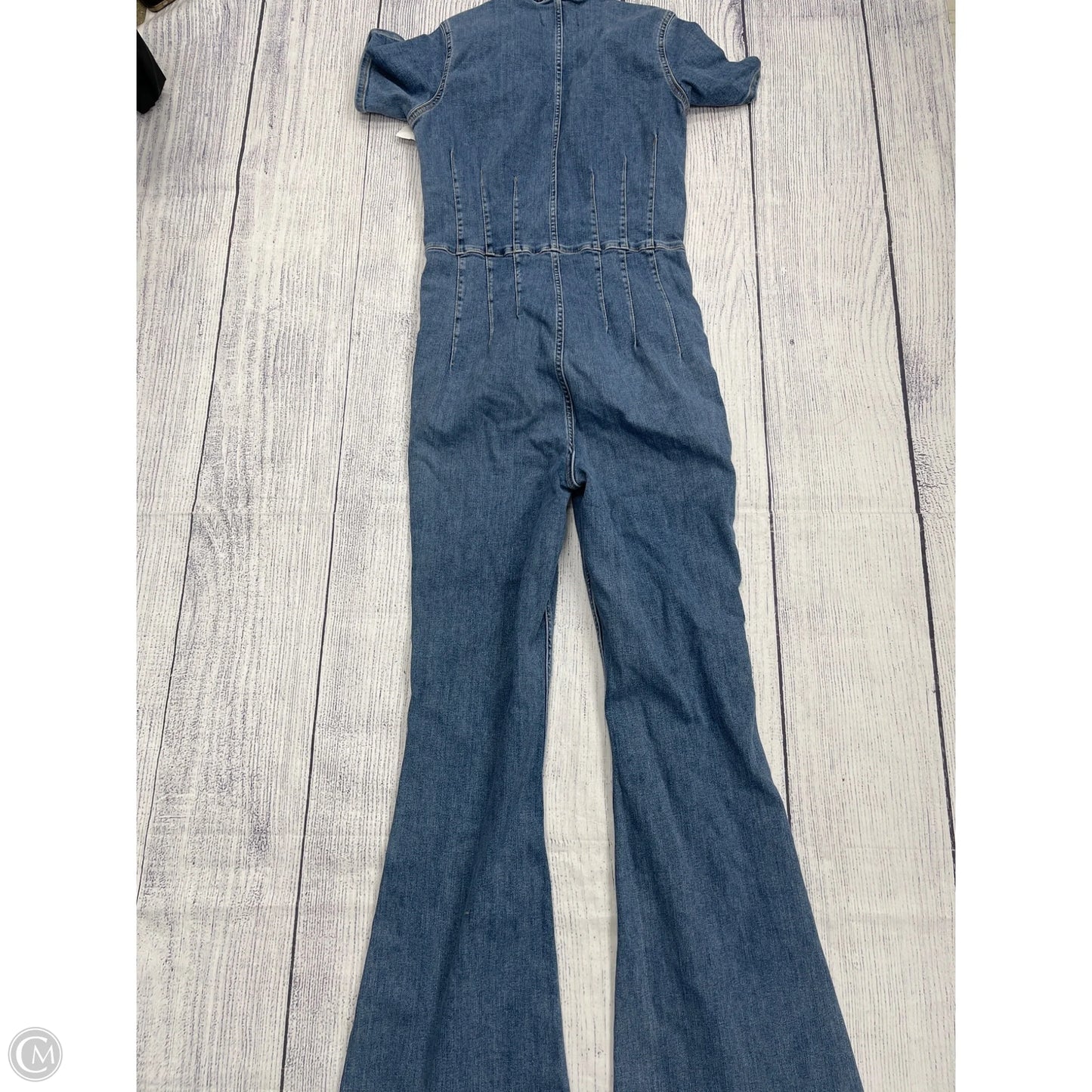 Jumpsuit By Free People In Blue Denim, Size: L