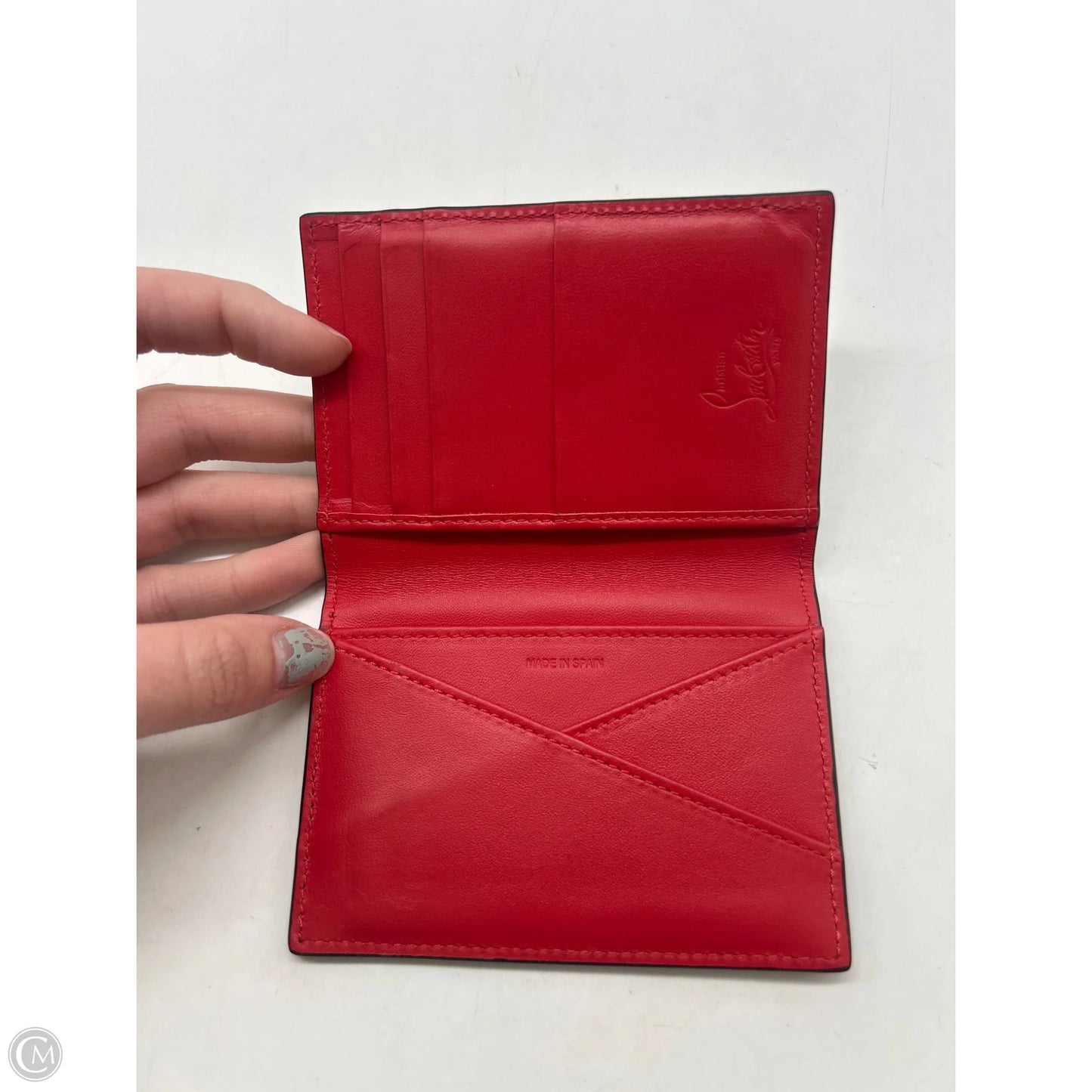 Wallet Luxury Designer By Christian Louboutin, Size: Small