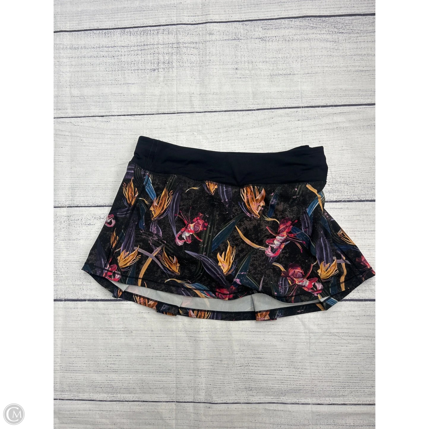 Athletic Skort By Lululemon In Black, Size: 10