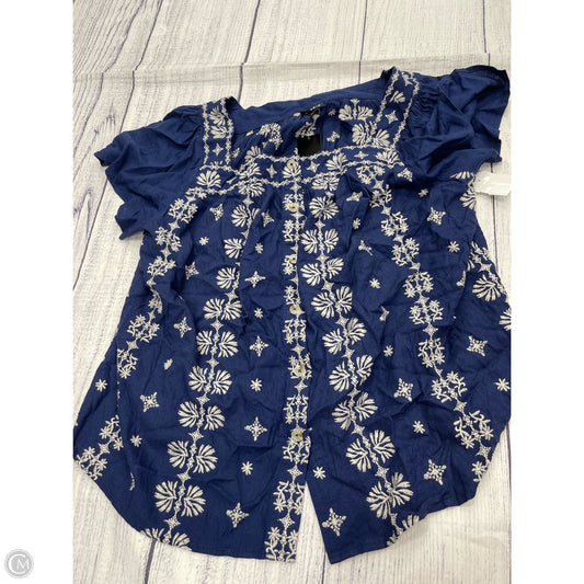 Top Short Sleeve By Torrid In Blue, Size: 1x