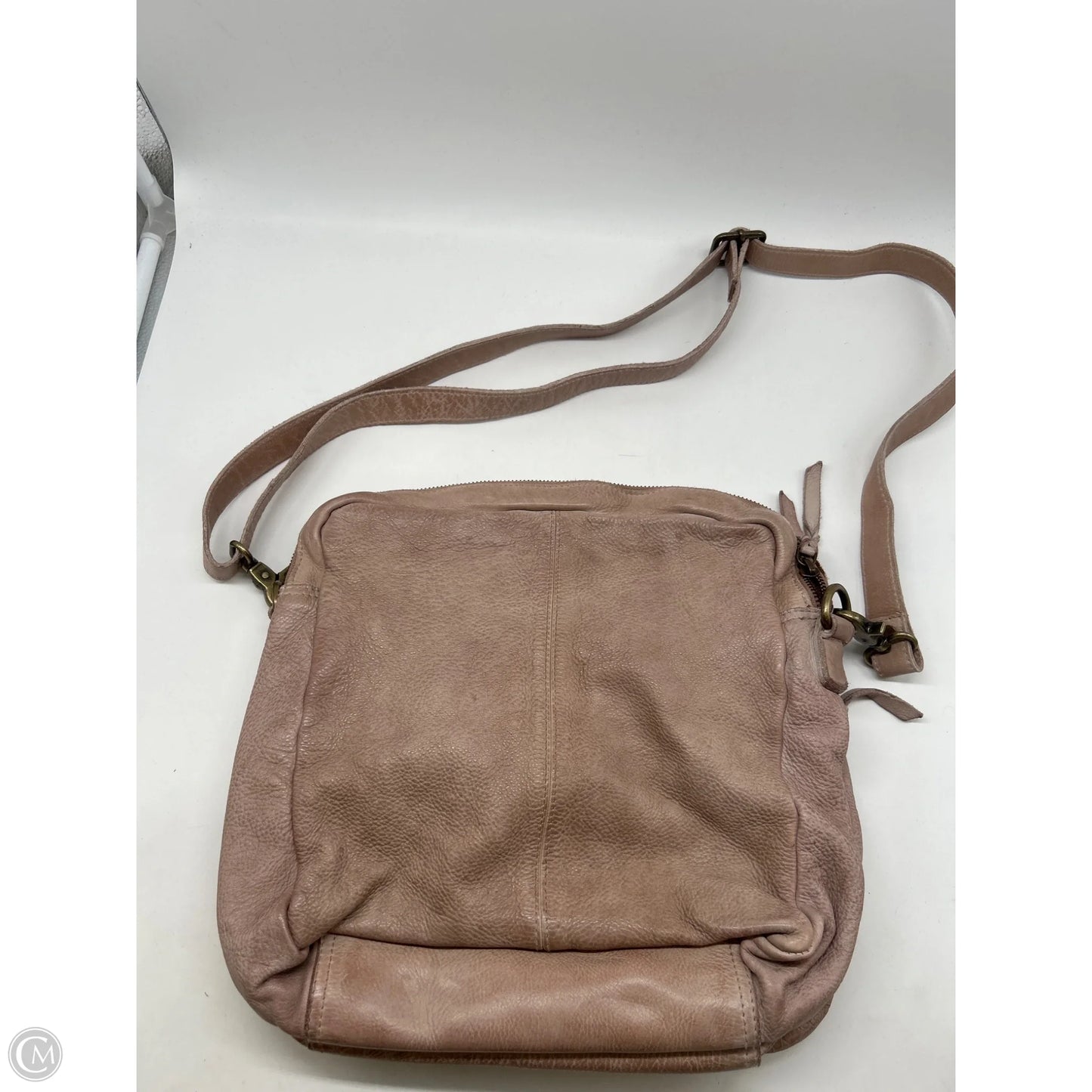 Crossbody Leather By Cmc, Size: Medium