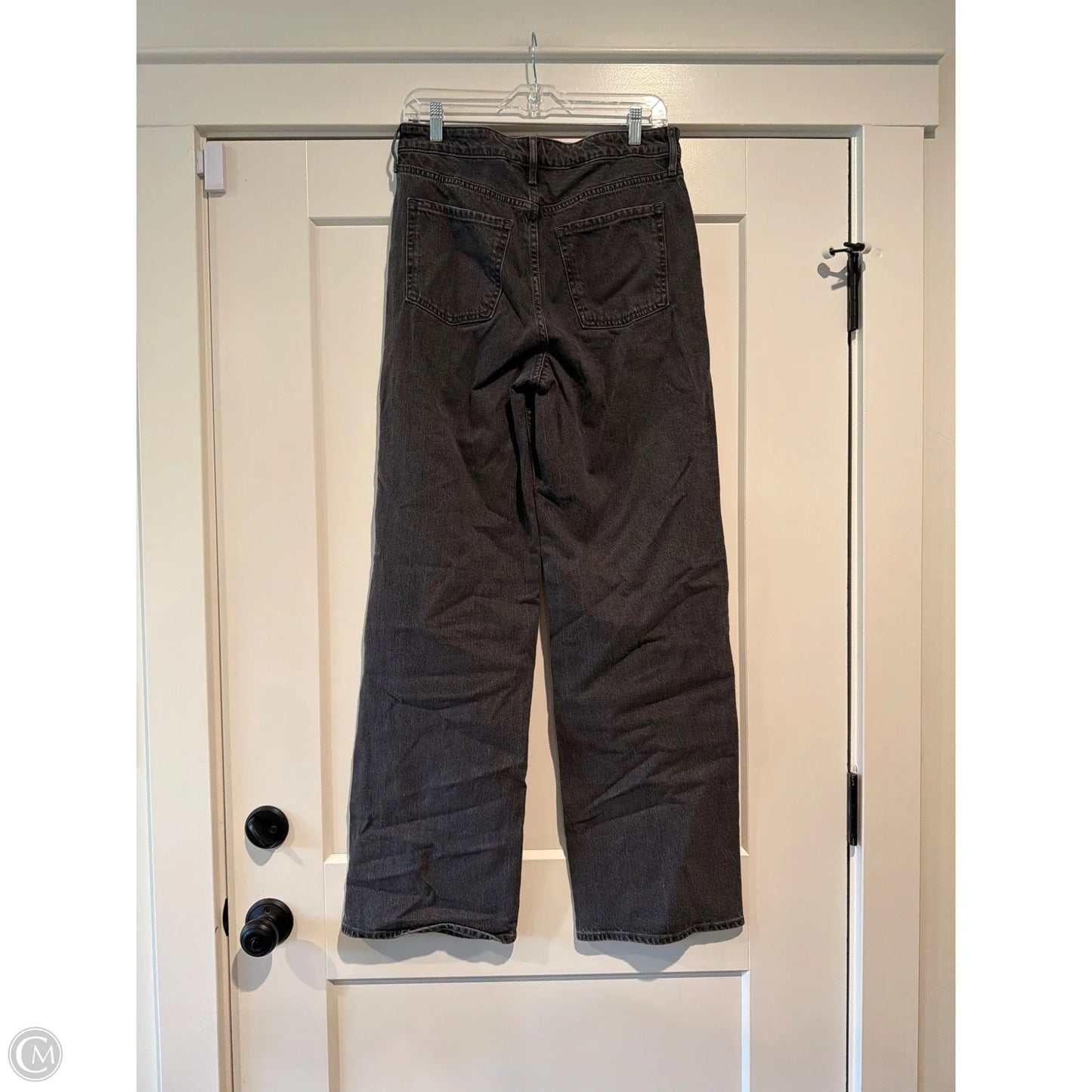 Jeans Wide Leg By Old Navy In Black Denim, Size: 6l