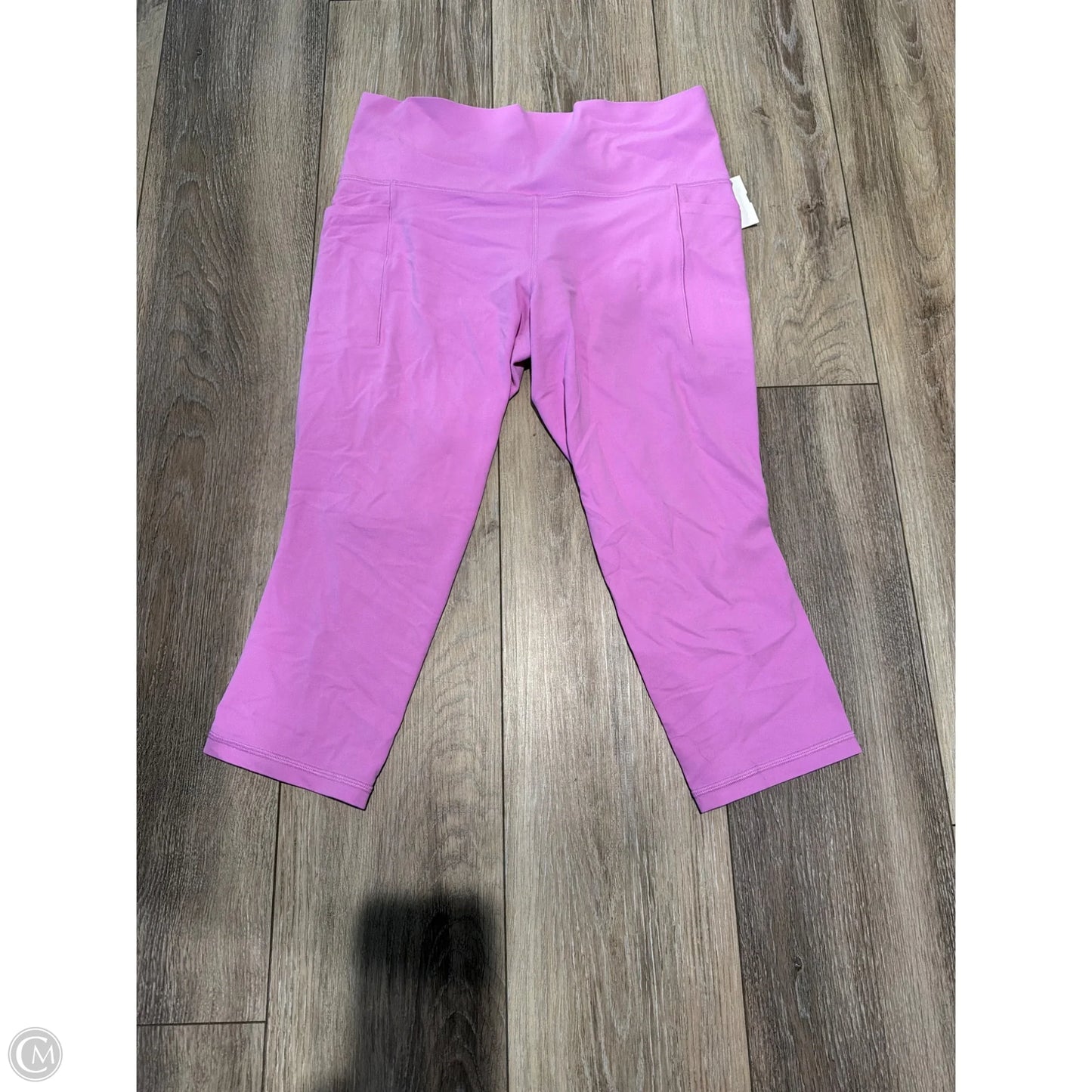 Athletic Leggings Capris By Athleta In Purple, Size: L