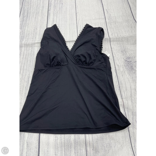 Swimsuit Top By Lands End In Black, Size: 14
