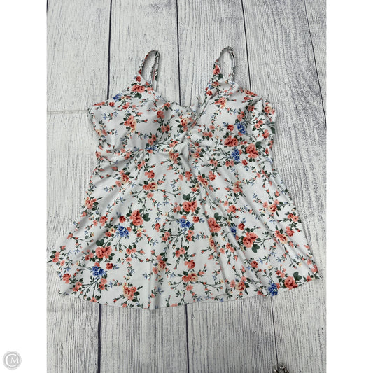 Swimsuit Top By Clothes Mentor In White, Size: 4x