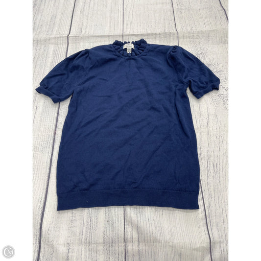 Top Short Sleeve By J. Crew In Blue, Size: Xs